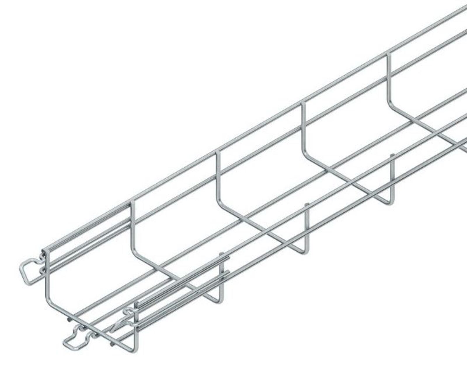 Grid cable tray 54.100 w/connector 54x100x3000 steel hot-dip